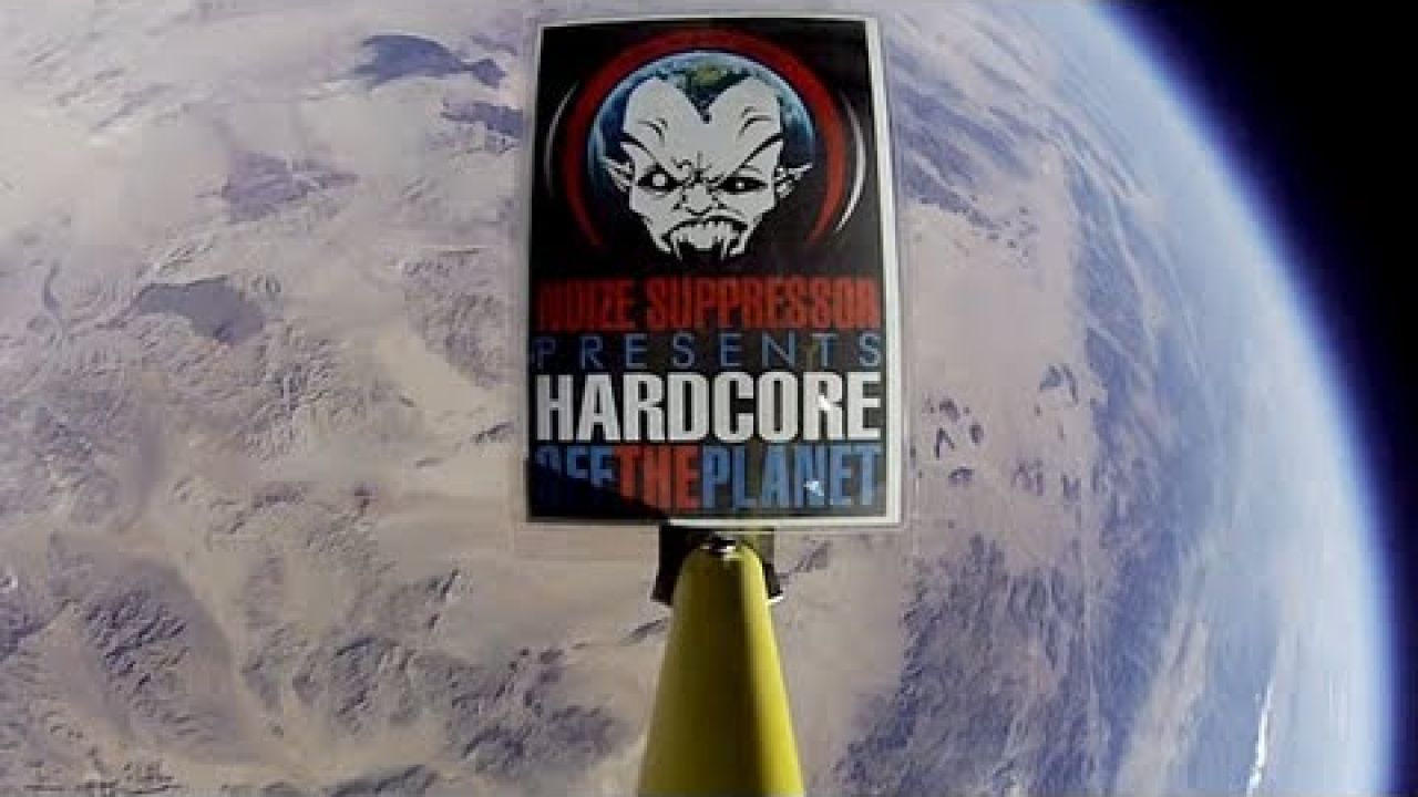 First Music played from Space! Noize Suppressor at 95,000 ft!!!